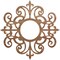 Ekena Millwork Dijon Wood Fretwork Pierced Ceiling Medallion, Walnut, 28"OD x 9 1/8"ID x 3/8"T CMWP28X28X0375DIWA - alternate 1